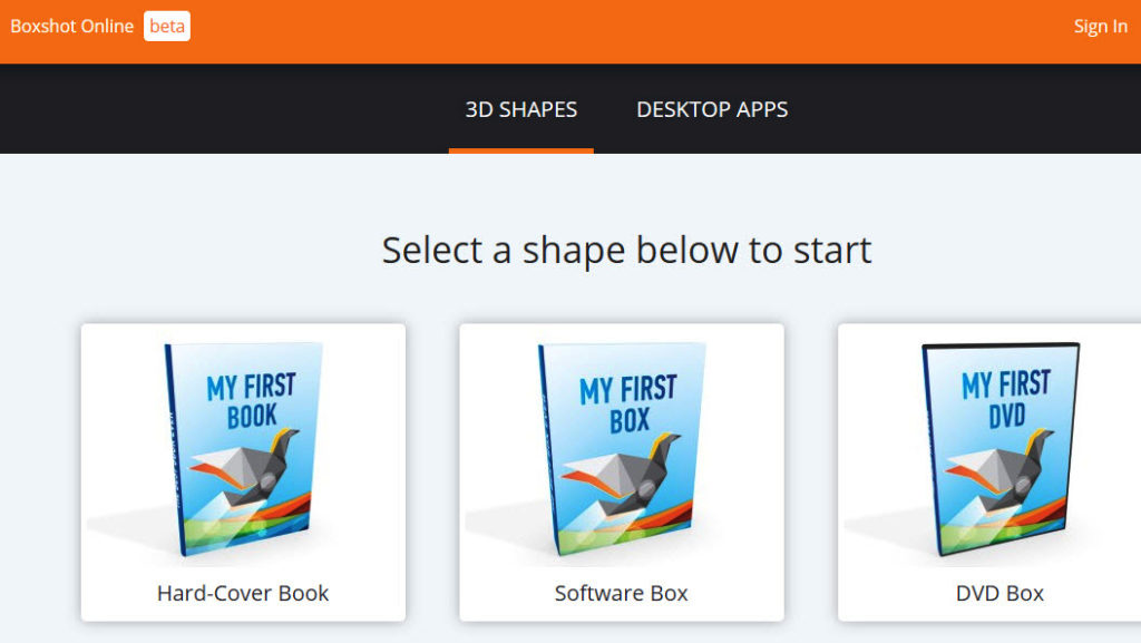 Kostenfreies E-Book Cover mit Boxshot erstellen
