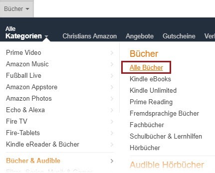 E-Book-Ideen über Amazon-Bücher