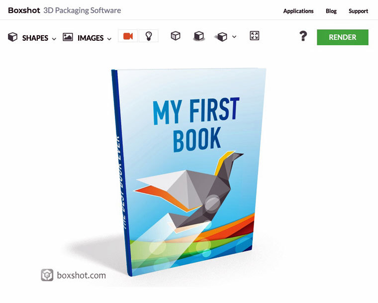 E-Book-Cover mit Boxshot3D erstellen